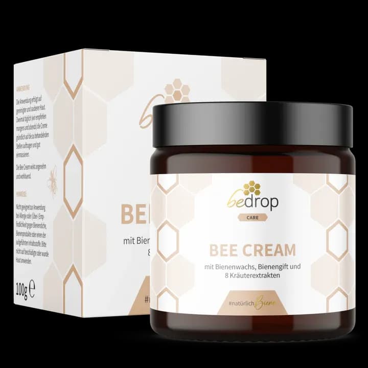 Bedrop Bee Cream Dose und Dosenverpackung