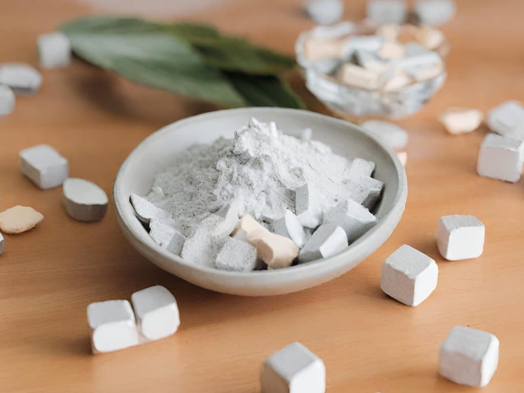 Eine Schüssel mit Magnesium auf einem Tisch 