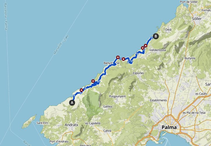 Mallorca Umrundung marathon Etappe 3