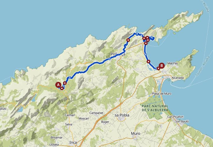 Mallorca Umrundung marathon Etappe 5