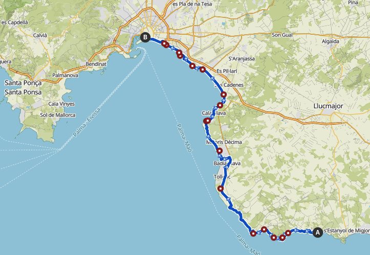 Mallorca Umrundung marathon Etappe 11